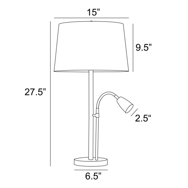 Latitude Run® Aniela 27.5" Table Lamp Set & Reviews Wayfair